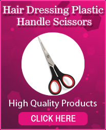 Hair Dressing Plastic Handle Scissors